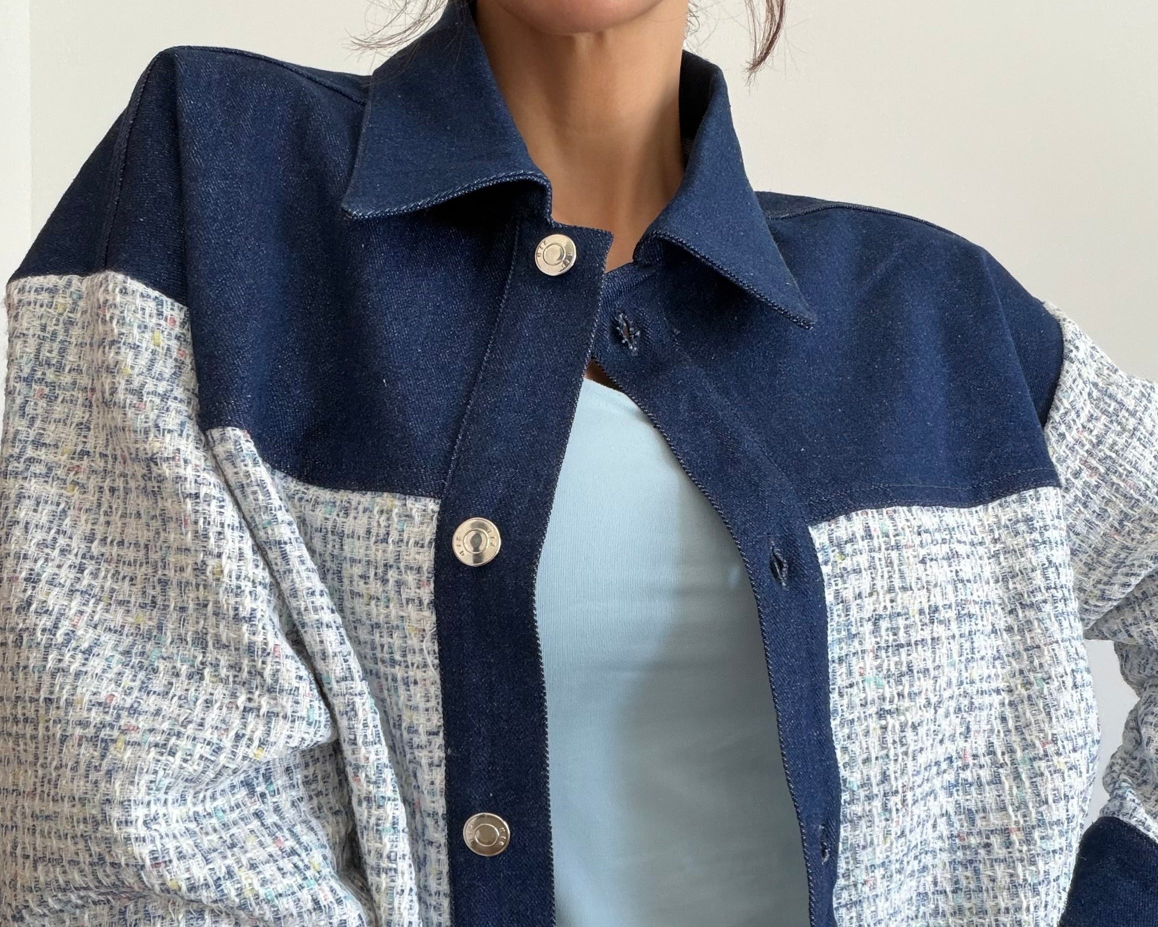 Veste Denim & Tweed SYD STUDIO