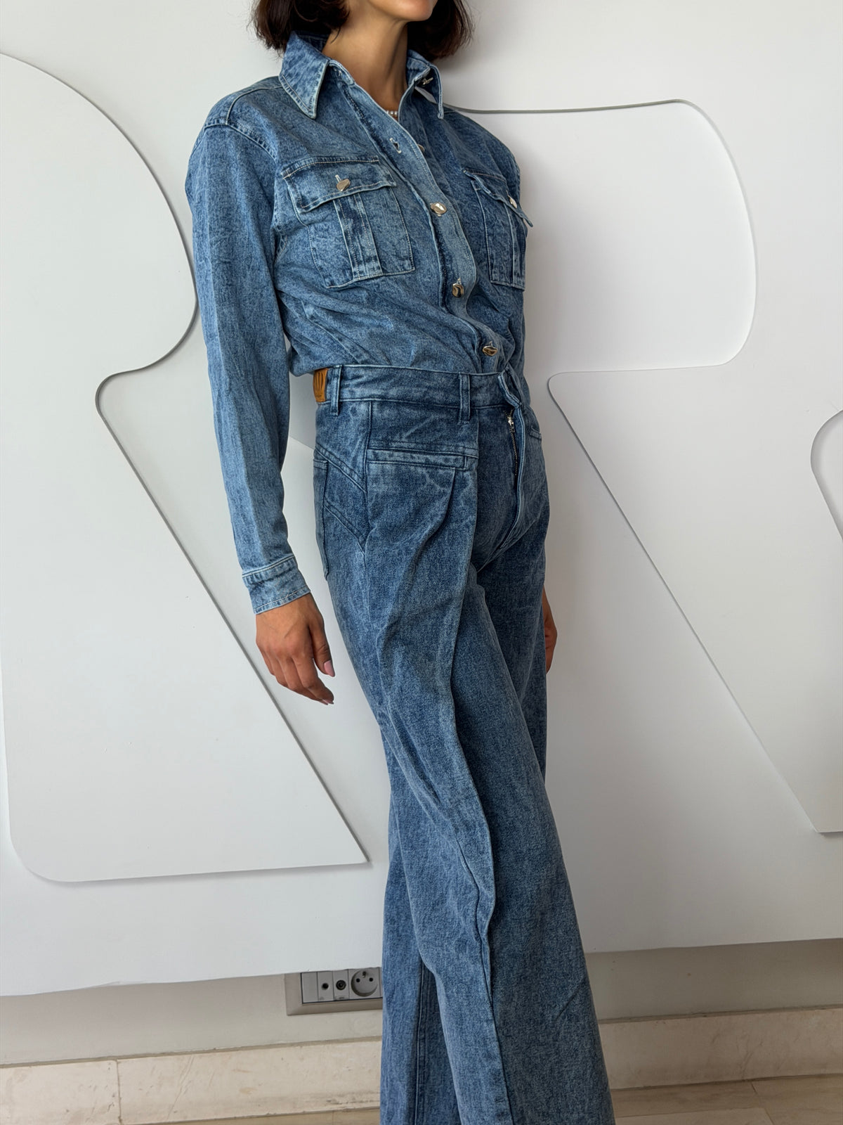 The Frame Denim SYD STUDIO jean ballon raw wash femme Maroc