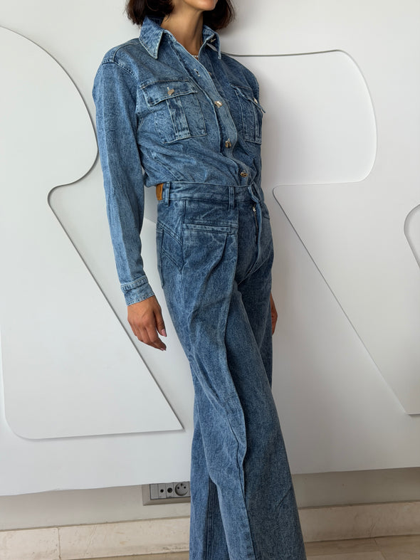 The Frame Denim SYD STUDIO jean ballon raw wash femme Maroc