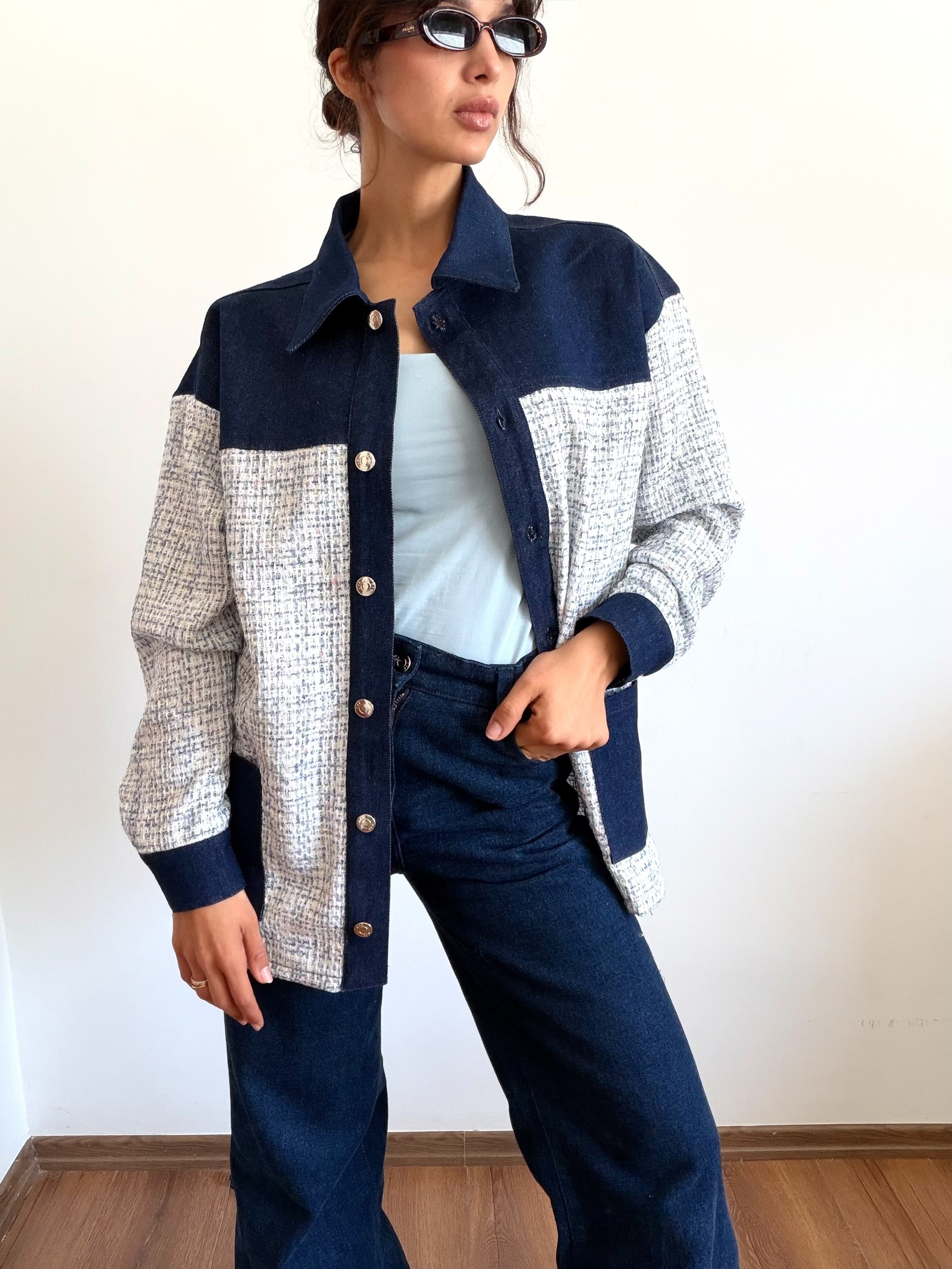 Veste Denim & Tweed SYD STUDIO