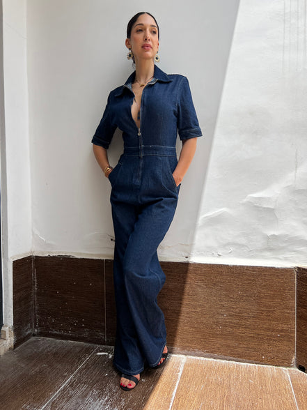 Combinaison denim femme — SYD DENIM — atelier Casablanca