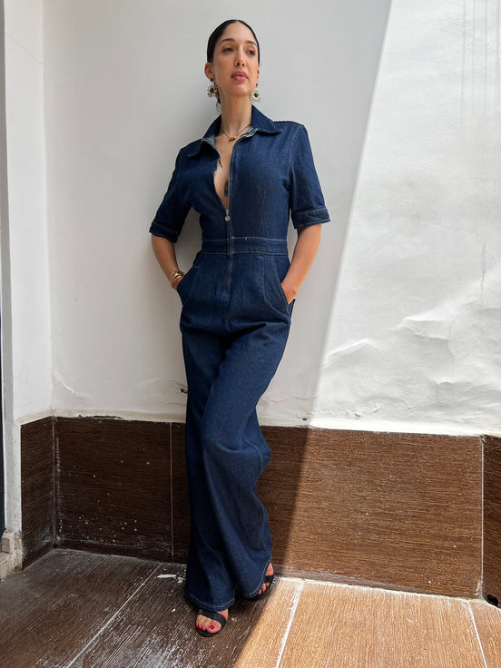 Combinaison denim femme — SYD DENIM — atelier Casablanca