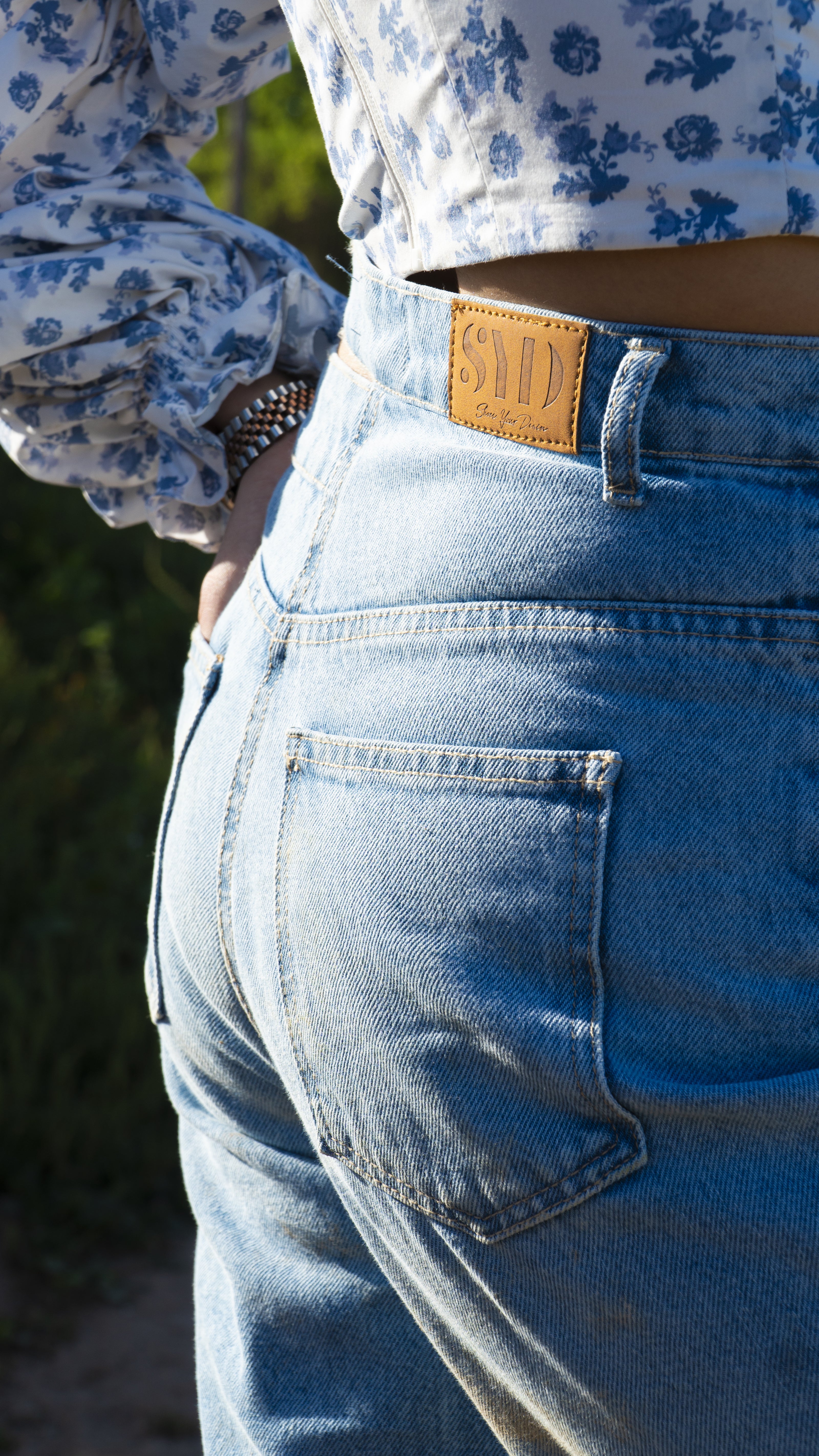Jean waist band denim — vue arrière — SYD DENIM